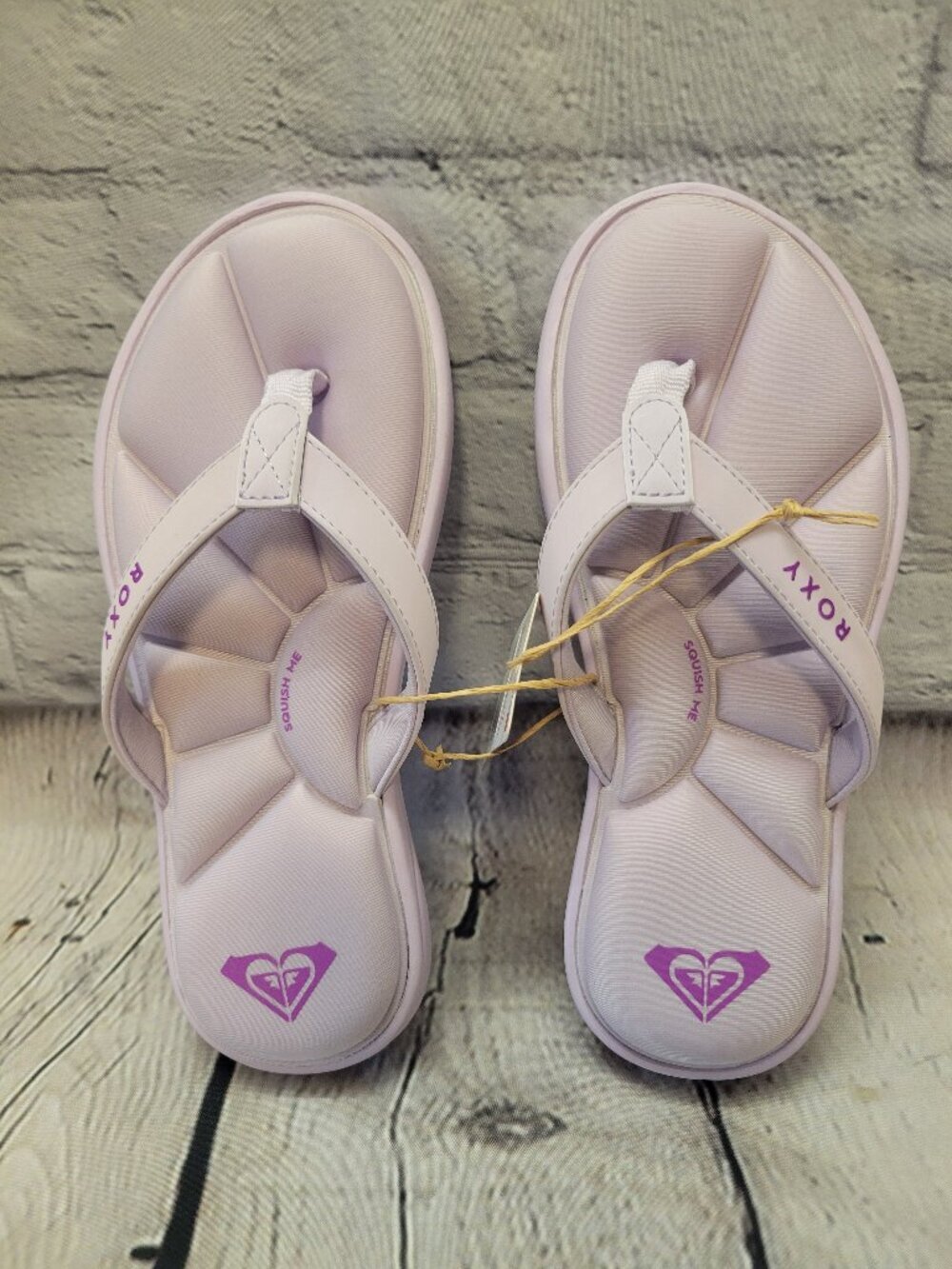 Roxy Womens Rays Flat Sandals- Purple